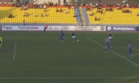 Видео гола Абдрахманова матча Премьер-Лиги «Атырау» — «Окжетпес»