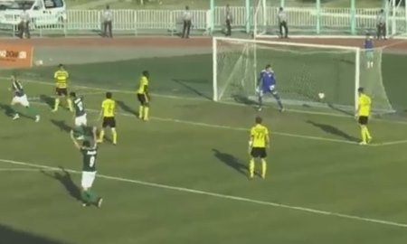 Видео гола Сикимича матча Премьер-Лиги «Атырау» — «Тобол»