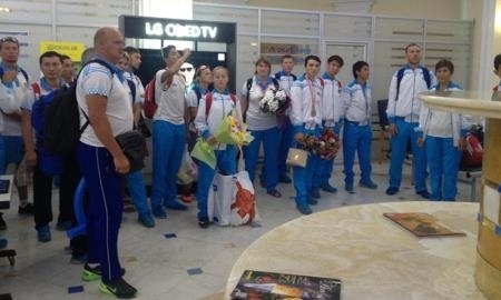 Победитель и призеры XXIII Сурдлимпийских игр прибыли в Алматы