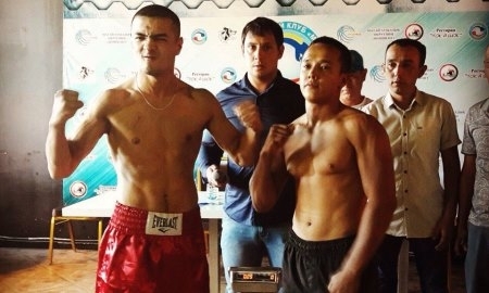 В Алматинской области прошёл вечер профи-бокса