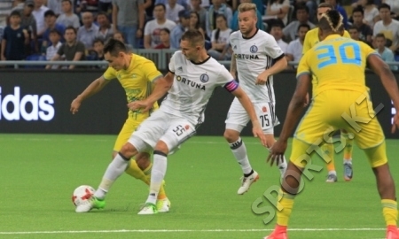 Букмекеры считают «Легию» фаворитом ответного матча с «Астаной»