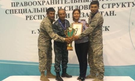 Капитан из Караганды стала лучшей в стрельбе из пистолета среди полицейских Казахстана