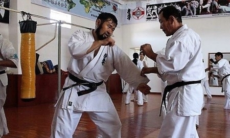 В Актау проходит чемпионат Казахстана по кекушинкай каратэ