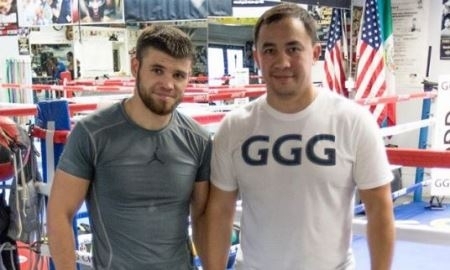 Мадиев готовится к бою под руководством Максима Головкина