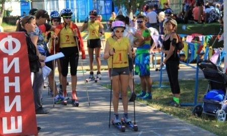 В Павлодаре прошел летний чемпионат Казахстана по лыжным гонкам среди юношей и девушек