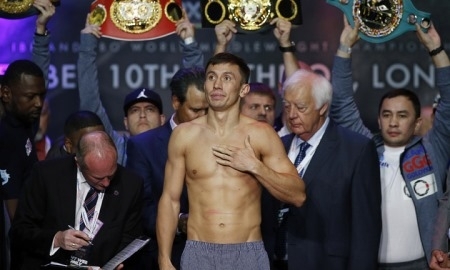 СМИ довольны весом Головкина за 30 дней до боя с Альваресом