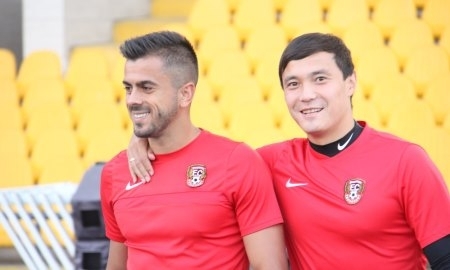 «Шахтер» провел тренировку в Алматы