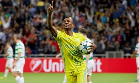УЕФА назвала Твумаси лучшим игроком матча «Астана» — «Селтик»