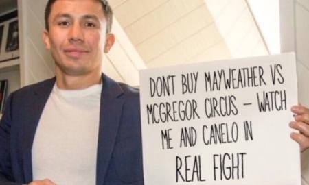 Головкин «призвал» не смотреть бой Мэйвезер — Макгрегор