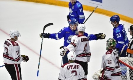 Отчет о матче КХЛ «Барыс» — «Динамо» Рига 3:5