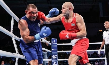 Фоторепортаж выступления казахстанских боксеров в третий день чемпионата мира-2017