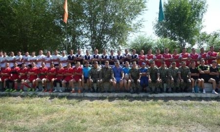 В Алматинской области в соревнованиях по регби приняли участие 100 гвардейцев