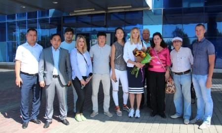 Триумфатора «Бриллиантовой лиги» легкоатлетку Рыпакову встретили в Усть-Каменогорске