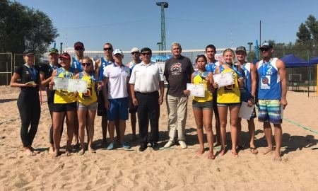 Определились победители чемпионата Казахстана по пляжному волейболу