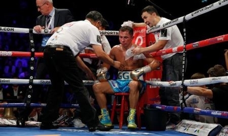 О чем Санчес говорит с Головкиным перед поединками