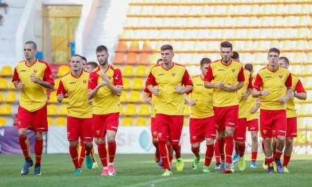 Молодежная сборная Черногории провела тренировку на стадионе «Актобе»