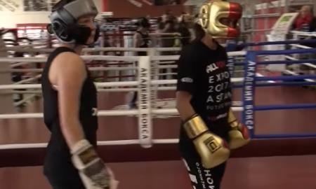 Видео первого спарринга Фирузы Шариповой перед титульным боем