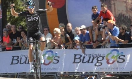 Видео «серебряного» для «Астаны» первого этапа «Вуэльты Бургоса»