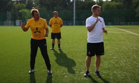 Видео с мастер-класса для Академии от тренерского штаба «Кайрата»