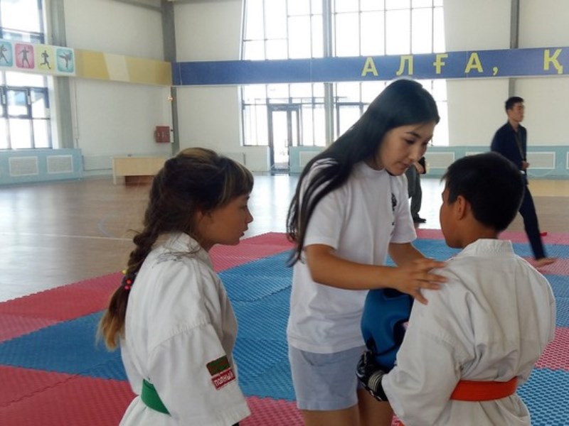 В Актау проходит чемпионат Казахстана по кекушинкай каратэ