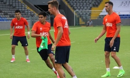 Фоторепортаж с предыгровой тренировки «Ордабасы» в Астане