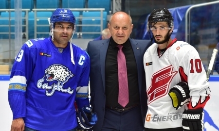 Фоторепортаж с матча Кубка Президента РК «Барыс» — «Авангард» 4:3