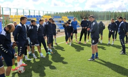 Фоторепортаж с тренировки «Окжетпеса»