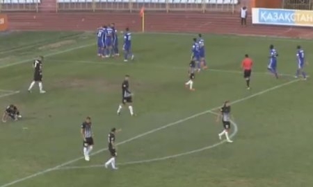 Видео гола Нургалиева матча Премьер-Лиги «Шахтер» — «Ордабасы»