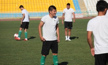 Фоторепортаж с предыгровой тренировки «Атырау»