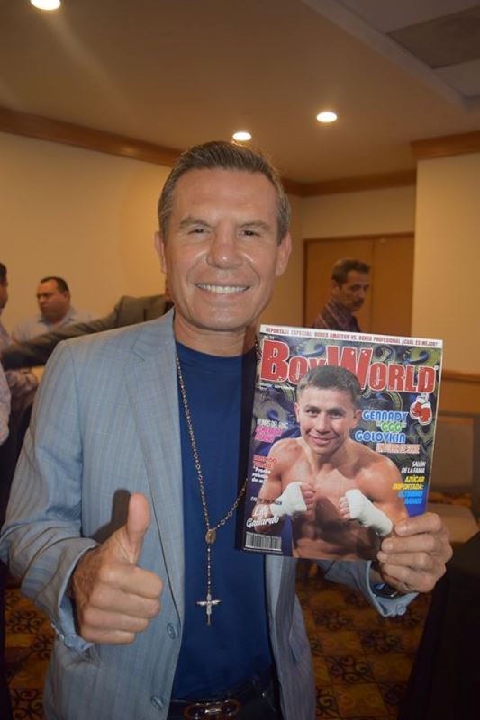 Головкин стал «лицом обложки» мексиканского журнала