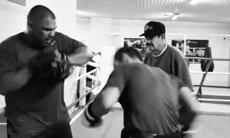 Видео тренировки Ислама в преддверии боя в Астане