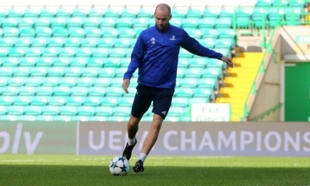 Фоторепортаж с предыгровой тренировки «Астаны» в Глазго