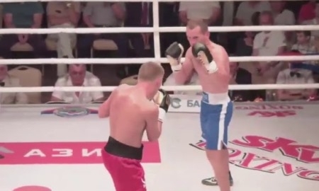 Видео пятой победы Коточигова на профи-ринге