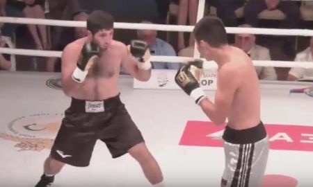 Видео двух нокдаунов и победы Жаксылыка Кыргызали