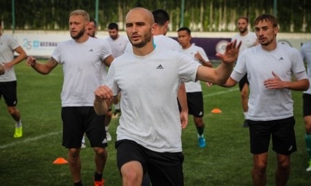 Фоторепортаж с предыгровой тренировки «Атырау» в Шымкенте