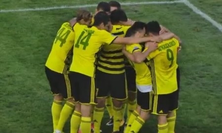 Видео гола Квеквескири матча Премьер-Лиги «Тобол» — «Тараз»