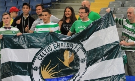 Фоторепортаж с предыгровой тренировки «Селтика» в Астане