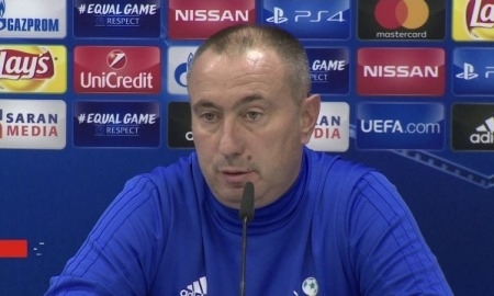 Видео предматчевой пресс-конференции Стоилова игры Лиги Чемпионов «Астана» — «Селтик»