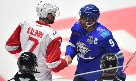 Фоторепортаж с матча КХЛ «Барыс» — «Спартак» 2:0