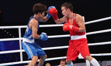 Фоторепортаж выступления казахстанских боксеров во второй день чемпионата мира-2017