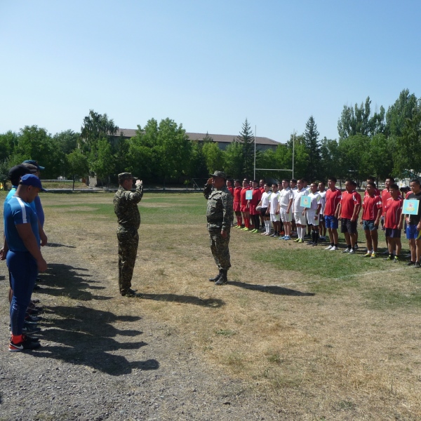В Алматинской области в соревнованиях по регби приняли участие 100 гвардейцев