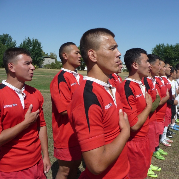 В Алматинской области в соревнованиях по регби приняли участие 100 гвардейцев