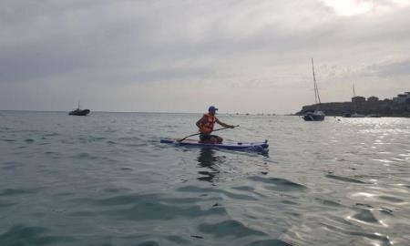 В Актау прошел первый в Казахстане чемпионат по сапсёрфингу