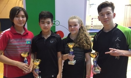 Молодежная сборная Казахстана по настольному теннису проводит сборы в Словении