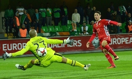 Бугаев в составе сборной Молдовы сыграл против Уэльса 