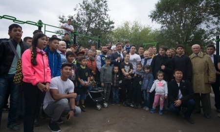 НОК РК построил еще спортивные площадки в трех городах