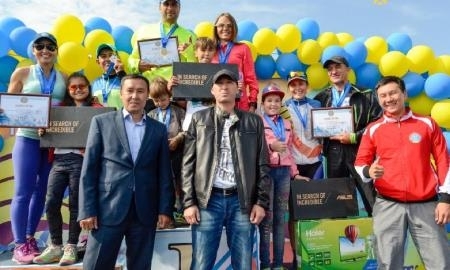 Определились победители семейного дуатлона в Астане