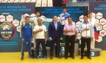 Юниоры из Кокшетау завоевали «серебро» чемпионата мира по рукопашному бою в Румынии