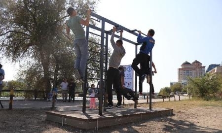 Спортивные «остановки» установили в Атырау