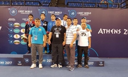 Казахстанские «вольники» завоевали две медали на чемпионате мира среди кадетов в Афинах